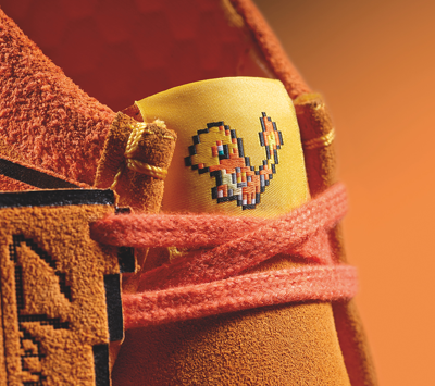 Pre-owned Clarks Torhill X Pokémon Torhill Explore Orange Suede, "2023"