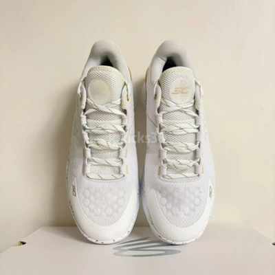Pre-owned Under Armour Stephen Curry 1 Low Flotro "ring Night" Pe Size Us9/ Uk8/ Eu42.5 In White