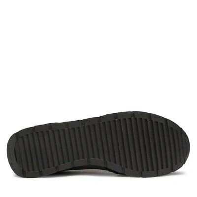Pre-owned Emporio Armani Shoes Sneaker  Man Sz. Us 8 X4x537xn730 R926 Black