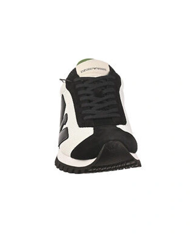 Pre-owned Emporio Armani Shoes Sneaker  Man Sz. Us 8,5 X4x583xn647 R328 White