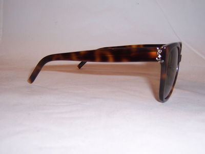 Pre-owned Saint Laurent Sunglasses M105/f 003 Havana/green 55mm Authentic 105