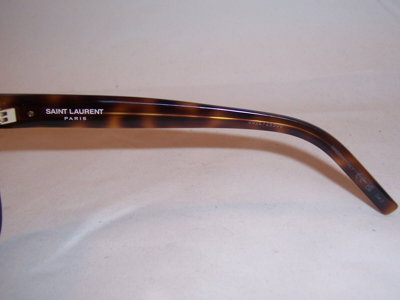 Pre-owned Saint Laurent Sunglasses M105/f 003 Havana/green 55mm Authentic 105