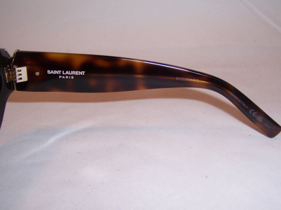 Pre-owned Saint Laurent Sunglasses Sl M94 003 Havana/green 53mm Authentic 94