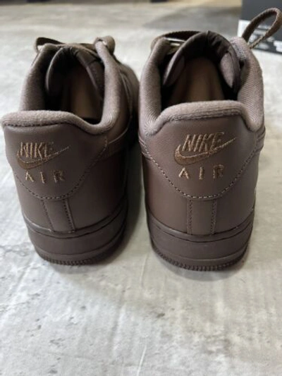 Pre-owned Nike Brown Supreme Air Force 1 Size 9.5