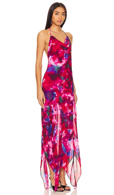 Lovers & Friends Maxikleid Phoenix In Fuchsia
