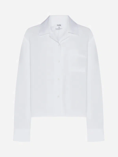 Shop Filippa K Cotton Shirt In White