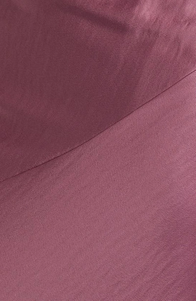 Shop Open Edit Bias Cut Satin Slipdress In Purple Syrup
