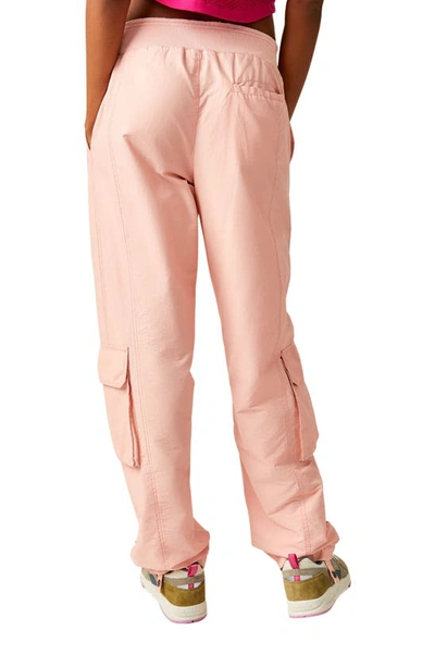 Shop Fp Movement Mesmerize Me Cargo Pants In Sunkissed Pink