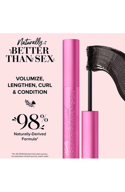 Too Faced Naturally Better Than Sex Lengthening And Volumizing Mascara 0.26 oz In Pitch Black