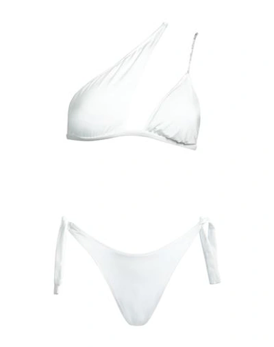 Shop 4giveness Woman Bikini White Size L Polyamide, Elastane