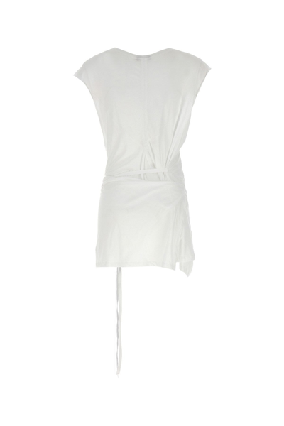 Shop Ann Demeulemeester Women 'moora' Dress In White