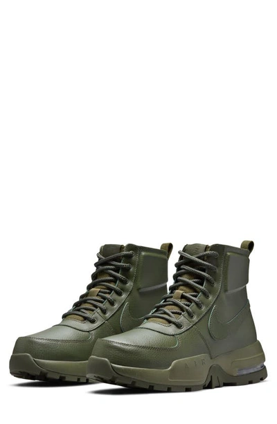 Shop Nike Air Max Goaterra 2.0 Sneaker Boot In 300 Cargo Khaki/ Cargo Khaki