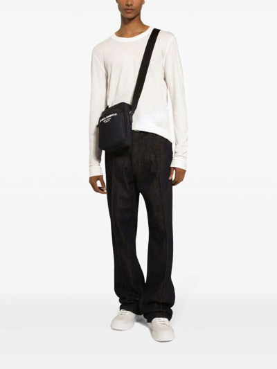 Shop Dolce & Gabbana Men Cross Body Bag In Black