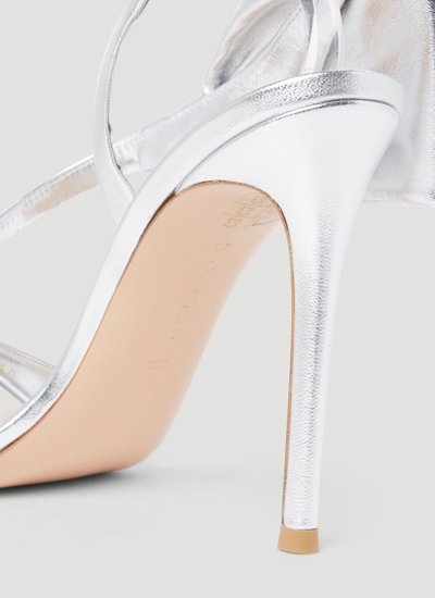 Shop Gianvito Rossi Women Dositea High Heel Sandals In Silver