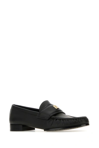 Givenchy Classic Lambskin Loafers With Ruched Detailing In Multicolor