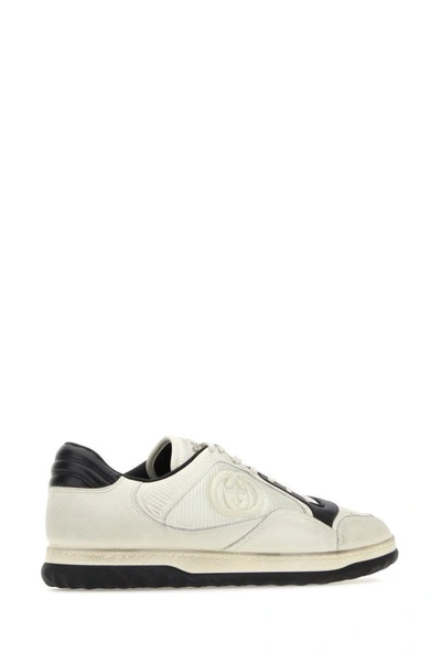 Shop Gucci Man Two-tone Fabric And Leather Mac80 Sneakers In Multicolor
