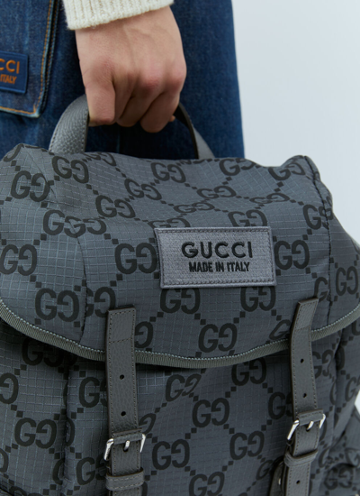 Shop Gucci Men Gg Backpack In Black