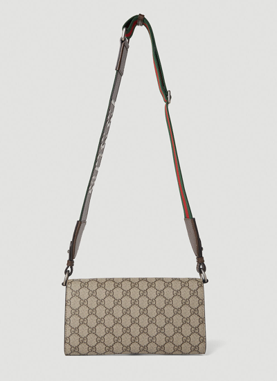 Shop Gucci Women Dionysus Embellished Shoulder Bag In Brown
