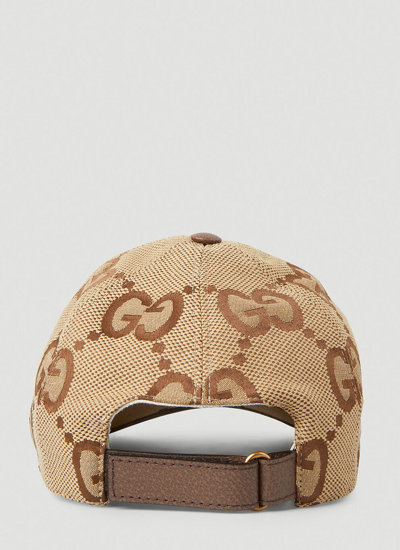 Shop Gucci Women Jumbo Gg Baseball Cap In Cream