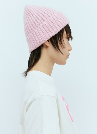 Shop Gucci Women Wool Cashmere Beanie Hat In Pink