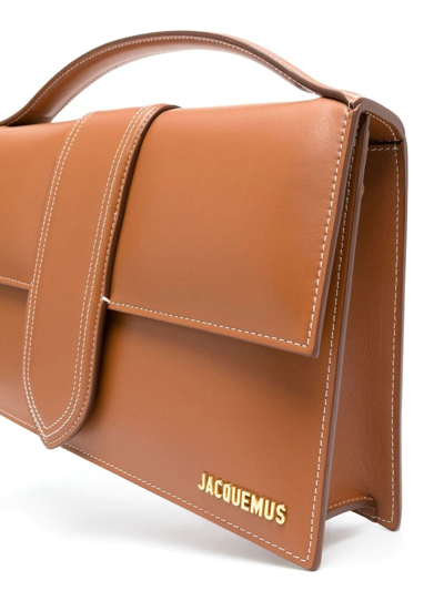 Shop Jacquemus Women Le Bambinou Handbag In Brown