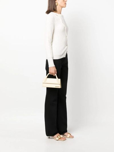 Shop Jacquemus Women Le Chiquito Long Handbag In White