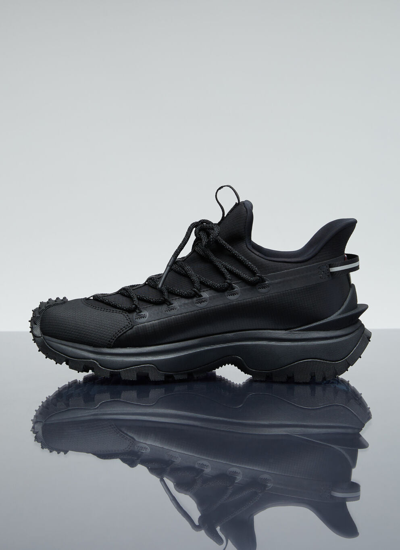 Shop Moncler Women Trailgrip Lite 2 Sneakers In Black
