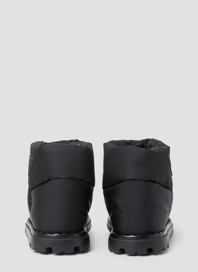 Shop Prada Women Padded Re-nylon Booties In Black
