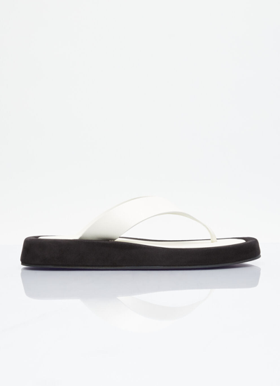 Shop The Row Women Ginza Sandals In Cream