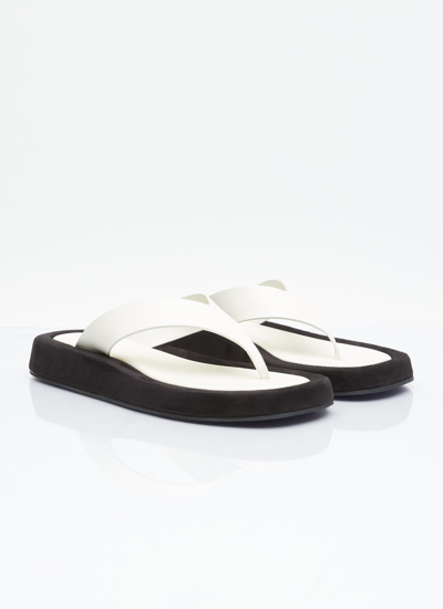 Shop The Row Women Ginza Sandals In Cream