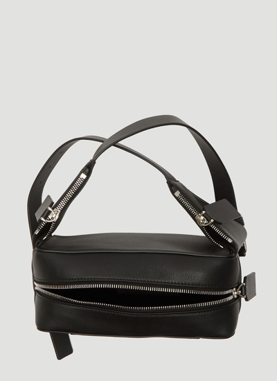 Shop Valentino Men Go Logo Leather Belt Bag In Black