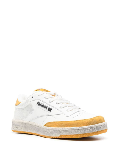 Shop Reebok Sneakers Shoes In Yellow & Orange