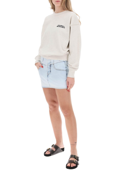 Shop Isabel Marant Narjis Denim Mini Skirt