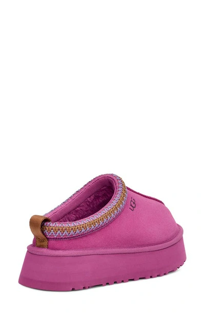 Ugg Tazz Womens Embroidered Slip On Slide Slippers In Mangosteen
