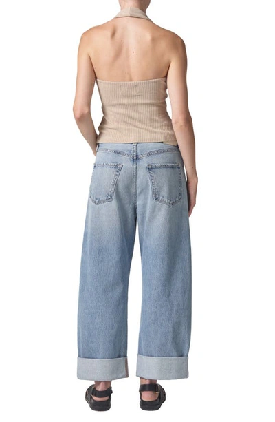 Shop Citizens Of Humanity Ayla High Waist Baggy Wide Leg Jeans In Gemini