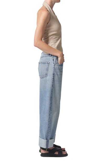 Shop Citizens Of Humanity Ayla High Waist Baggy Wide Leg Jeans In Gemini