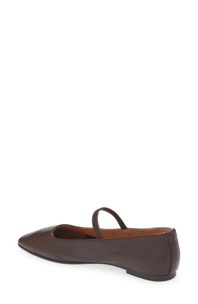 Madewell The Greta Ballet Flat In Chocolate Raisin