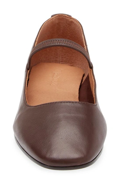 Madewell The Greta Ballet Flat In Chocolate Raisin