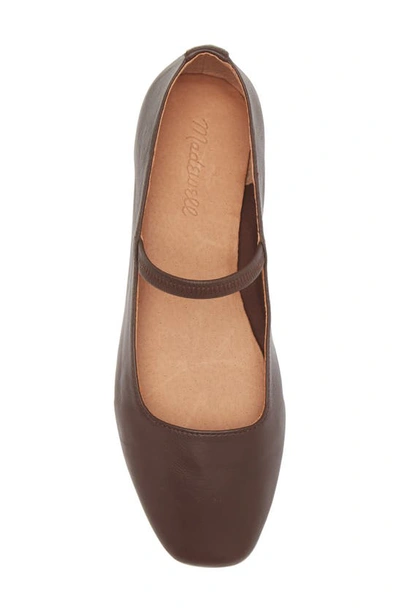 Madewell The Greta Ballet Flat In Chocolate Raisin