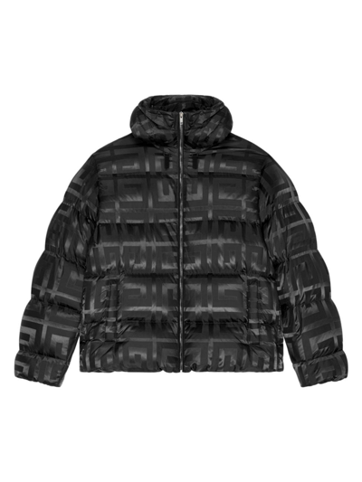 Shop Givenchy Men's 4g Puffer Jacket In Black