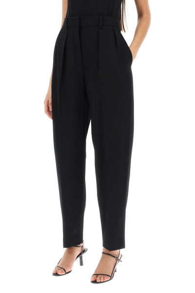 Shop The Row Corby Double-pleat Pants In Black