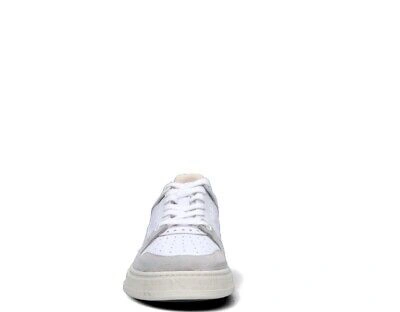 Pre-owned Premiata Shuhe  Mann Sneakers Trendy Bianco Naturleder Quinn-6003y-bgr-a046988