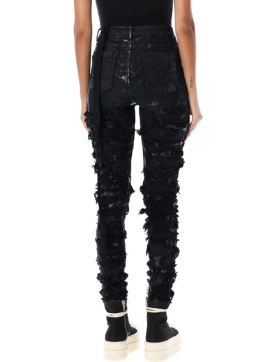 Shop Rick Owens Drkshdw Detroit Cut Out Jeans In Black