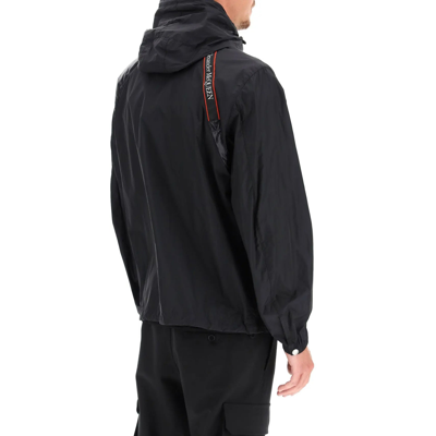 Alexander Mcqueen Harness Logo Tape Jacket