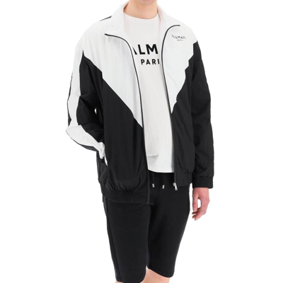 Balmain Logo-print Multi-cut Track Jacket