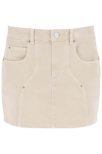 Shop Marant Etoile Isabel  Vesna Denim Mini Skirt