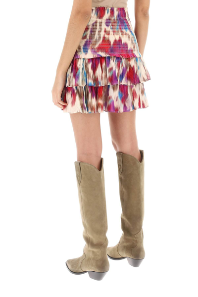 Shop Marant Etoile Isabel  Naomi Tiered Mini Skirt