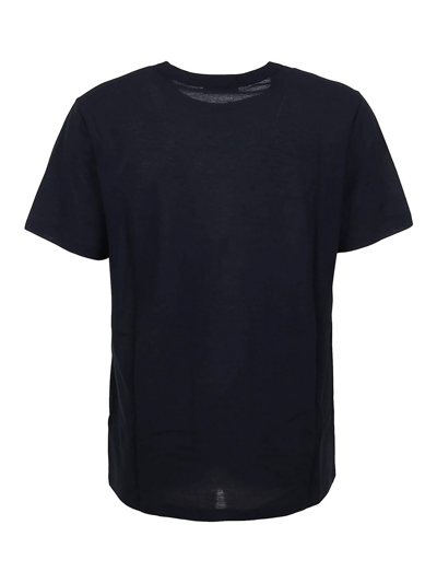 Jil Sander Man T-shirt Midnight Blue Size Xl Cotton In Azul Oscuro