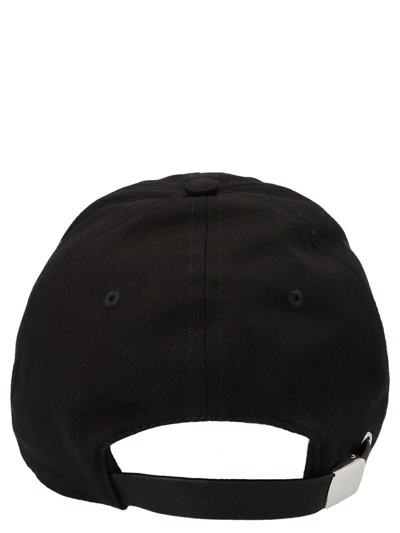 Shop Alexander Mcqueen Logo Cap In Black