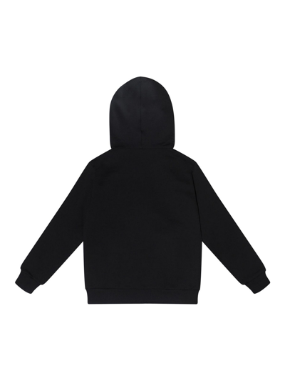 Dolce & Gabbana Black Cotton Sweatshirt In Black